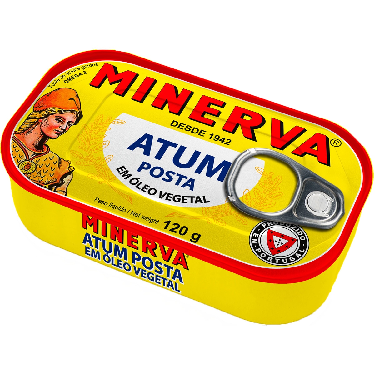 Atum em Posta com Óleo Vegetal lata 120 g