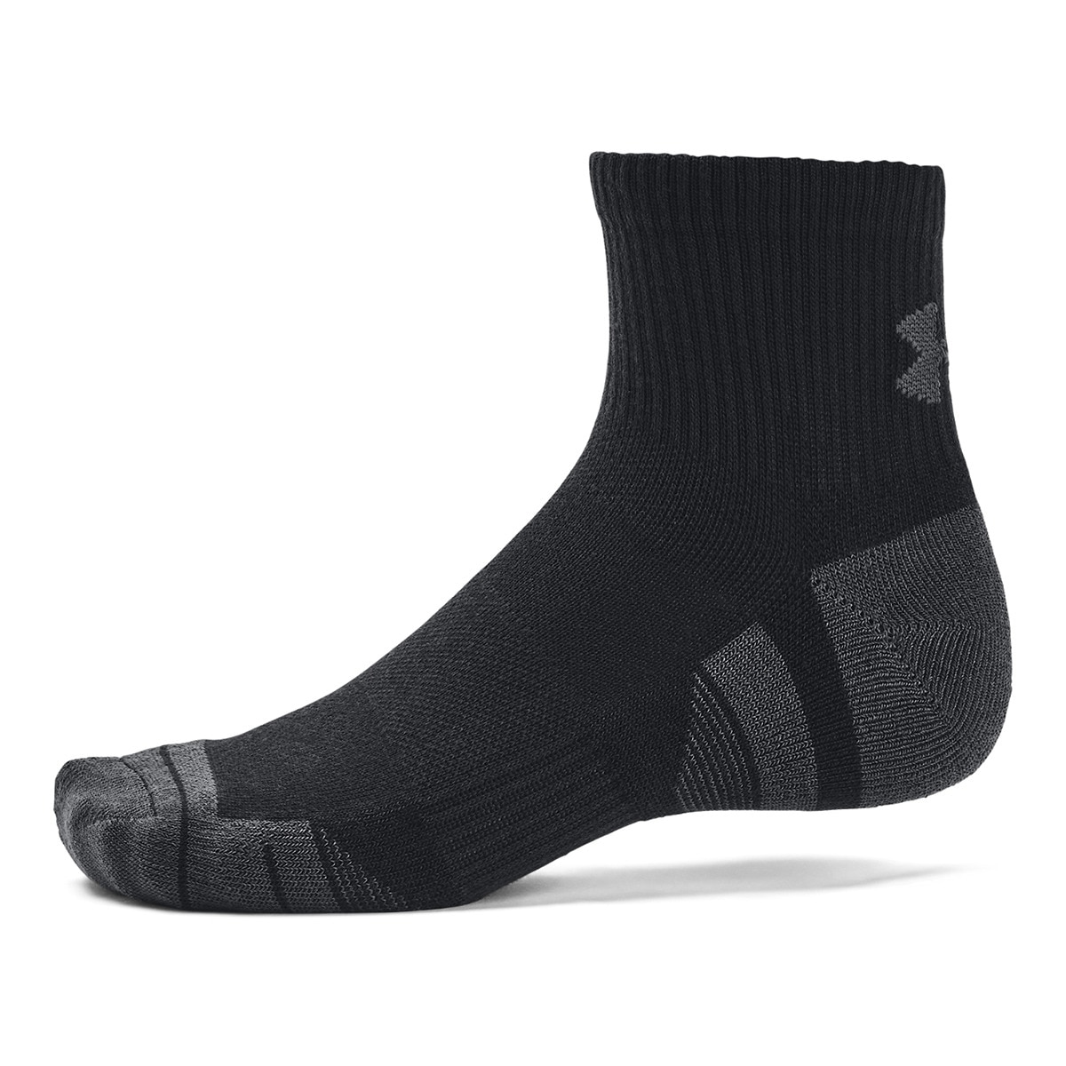Pack de 3 Pares de Meias Performance Tech Quarter Preto-2