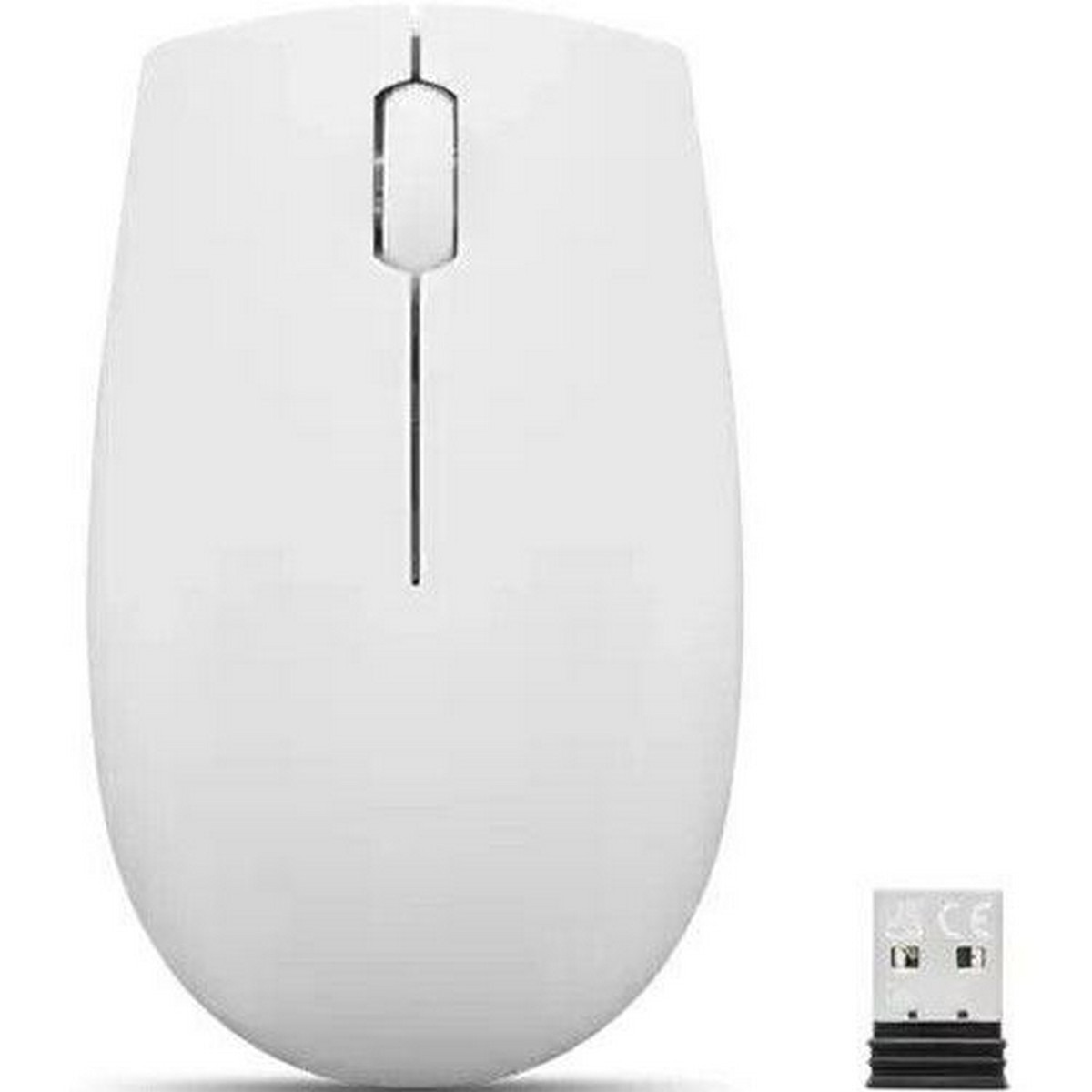Rato Wireless Lenovo 300 Compact - Branco 1