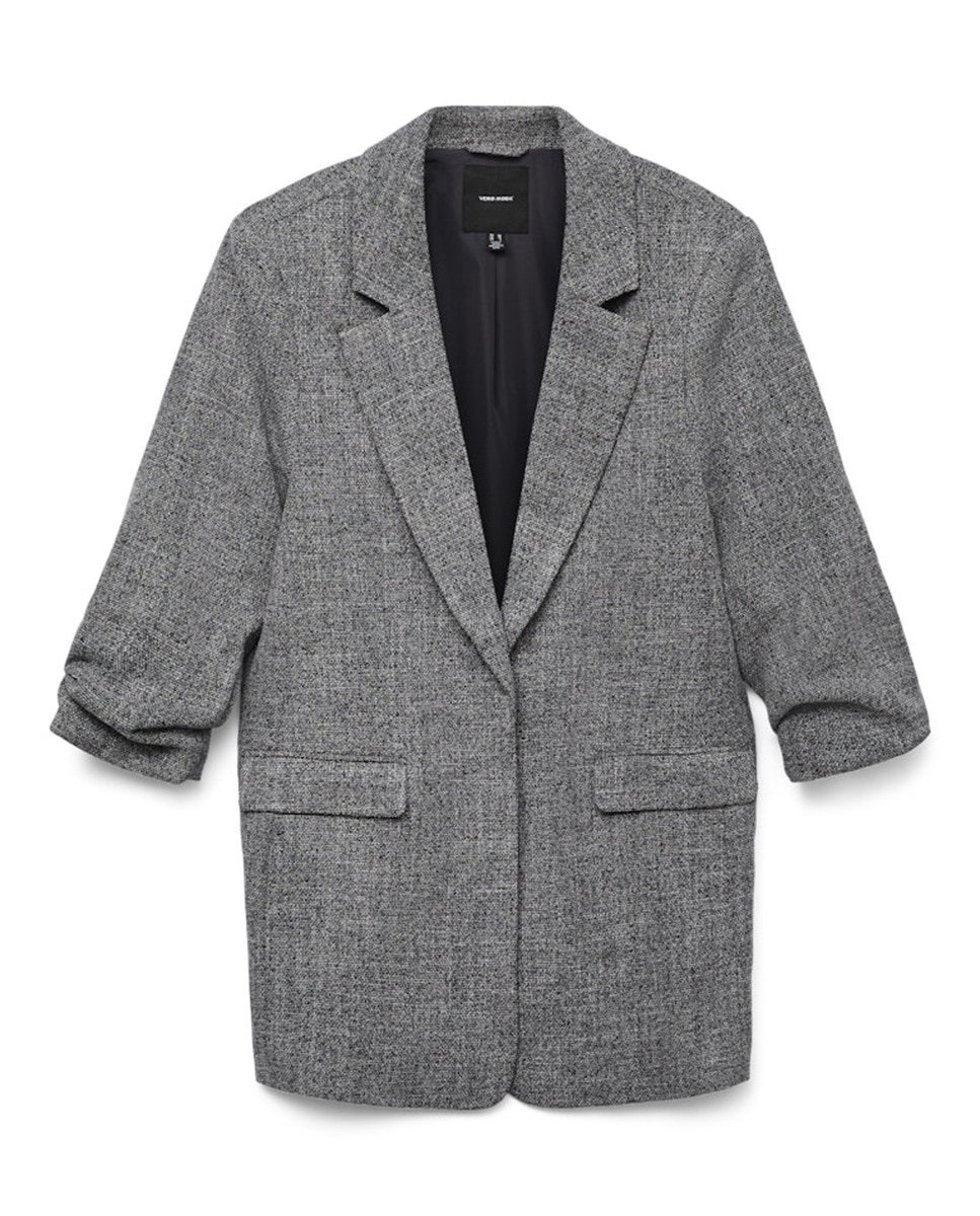 Blazer com Manga 3/4 Cinzento-escuro-5