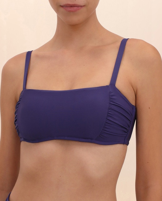Imagen 0 de Sujetador de mujer bandeau con frunces
