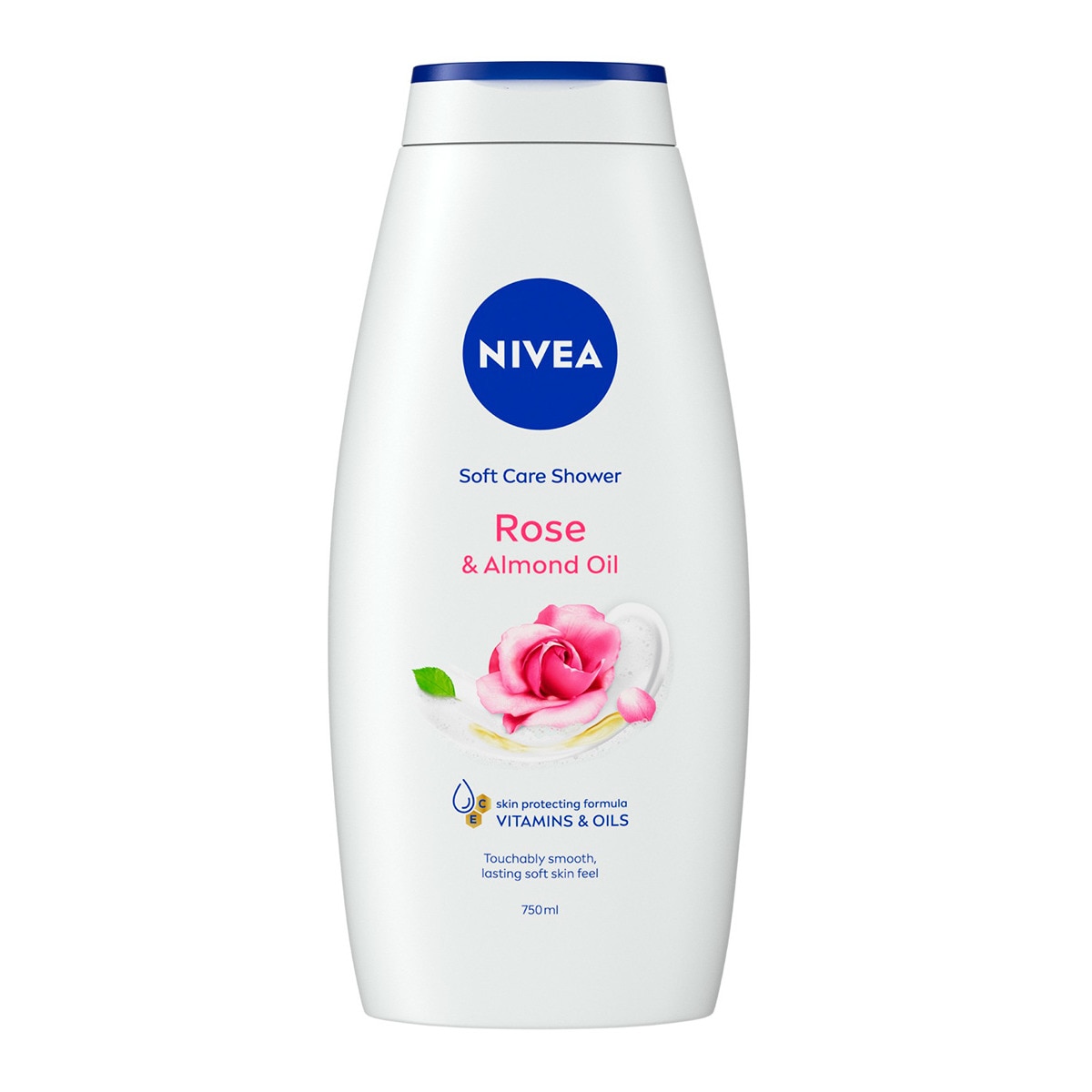 Gel Banho Rose&Almond Milk embalagem 750 ml