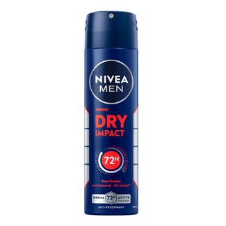 Desodorizante Spray Anti-Transpirante Dry Impact embalagem 200 ml - Nivea Men