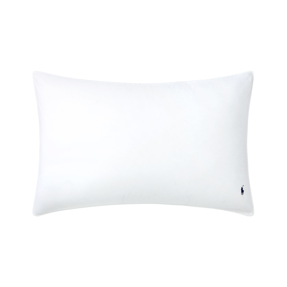 Funda de almohada algodón percal Player Ralph Lauren Home Blanco-1