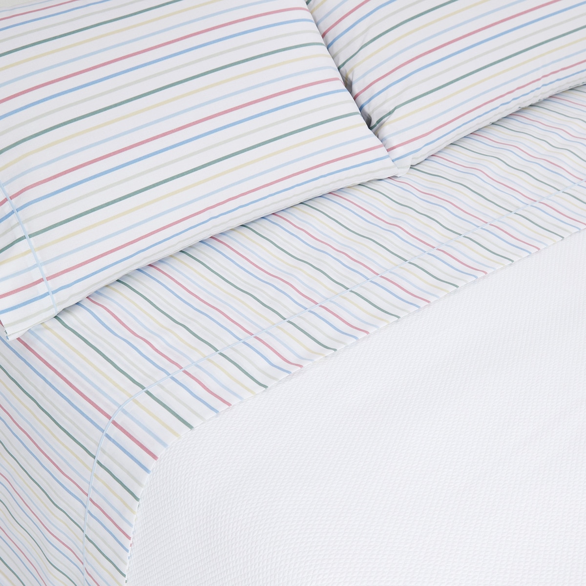 Conjunto de Lençóis com Lençol Ajustável Iris Multicolor-1