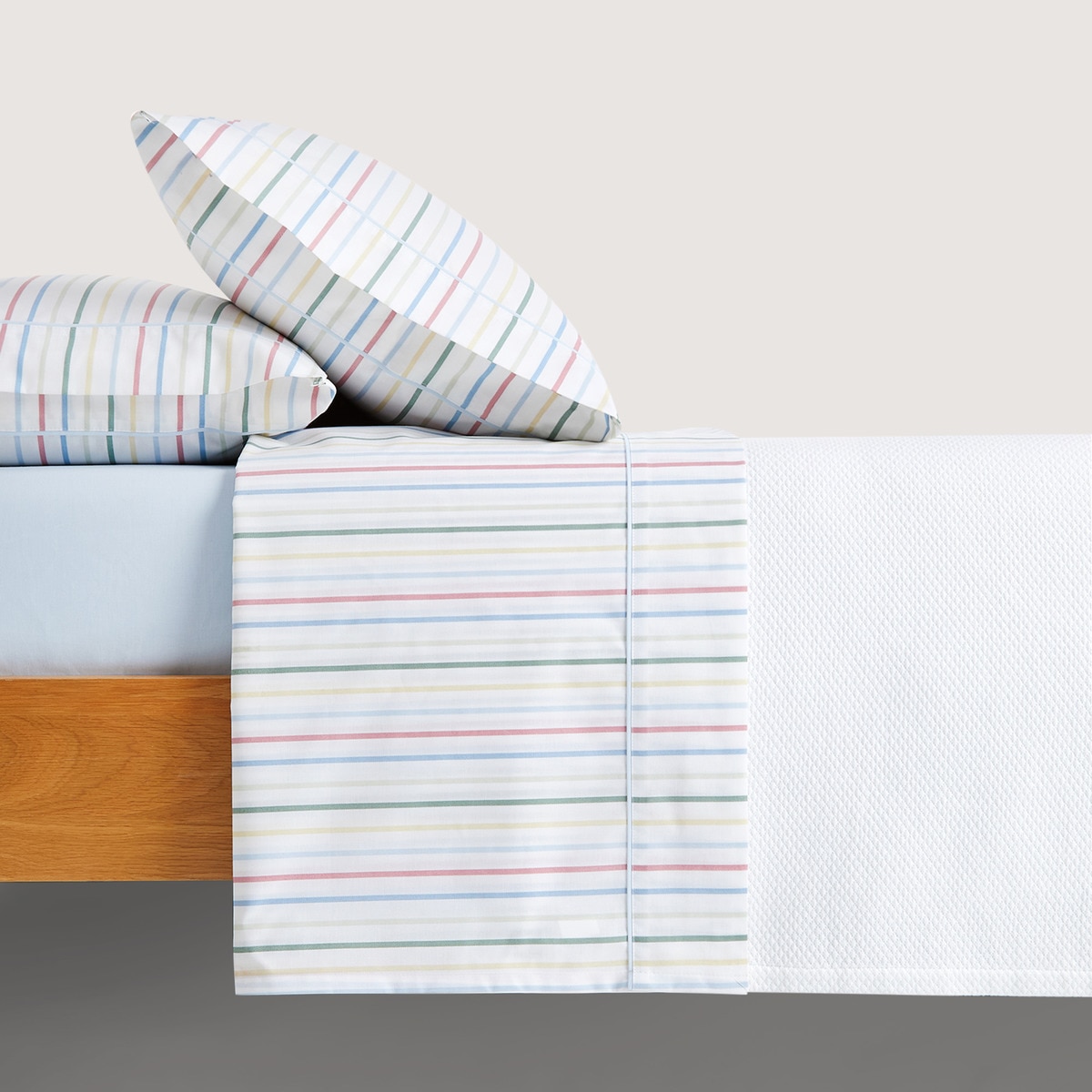 Conjunto de Lençóis com Lençol Ajustável Iris Multicolor-2
