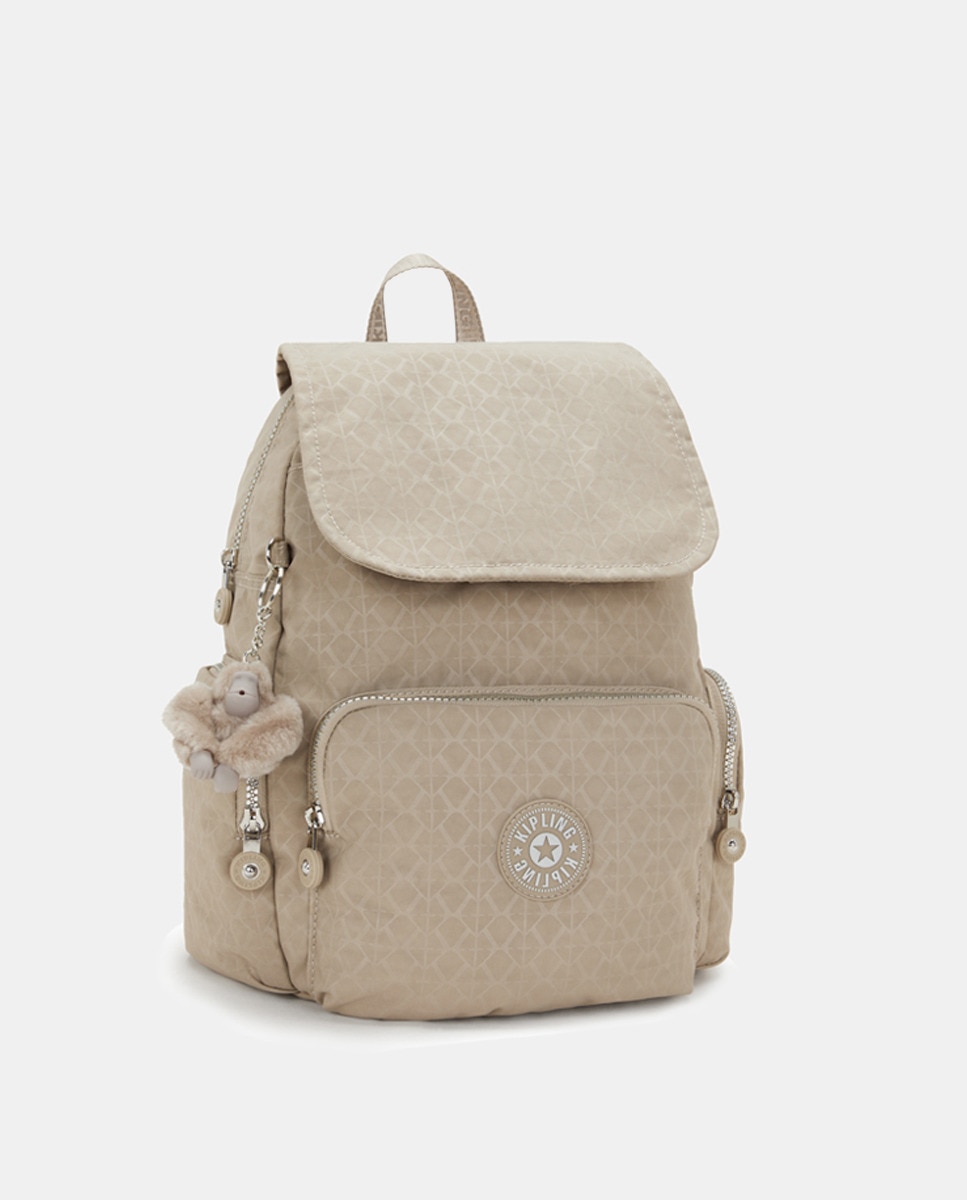 Mochila Pequena Bege-4