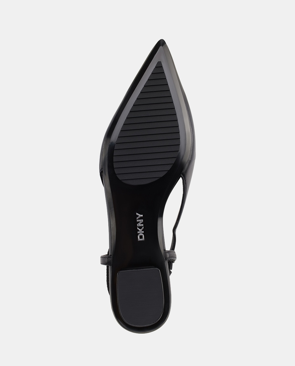 Sabrinas Mikado Tipo Mules em Pele Preto-4