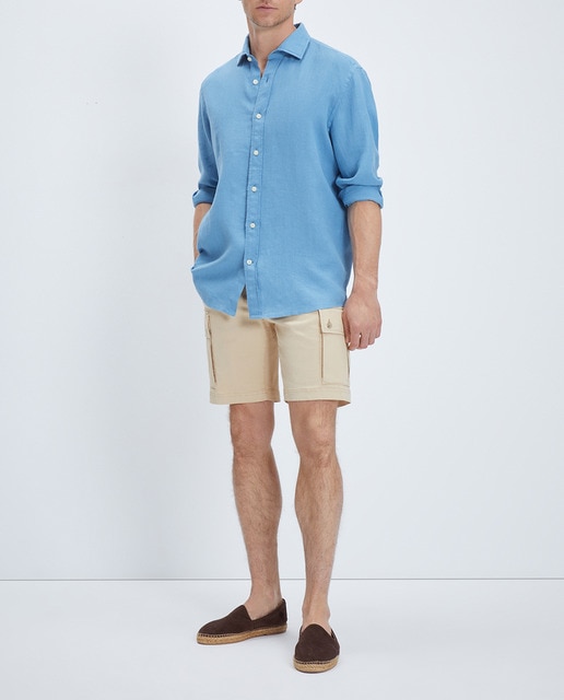 Imagen 0 de Bermuda cargo tintada en prenda