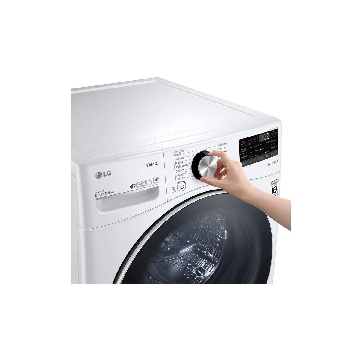 Máquina de Lavar Roupa LG F0P3CYV2W, AI DD™, TurboWash 360? e Vapor Steam™, de 20 Kg e de 1000 rpm - Branco 5