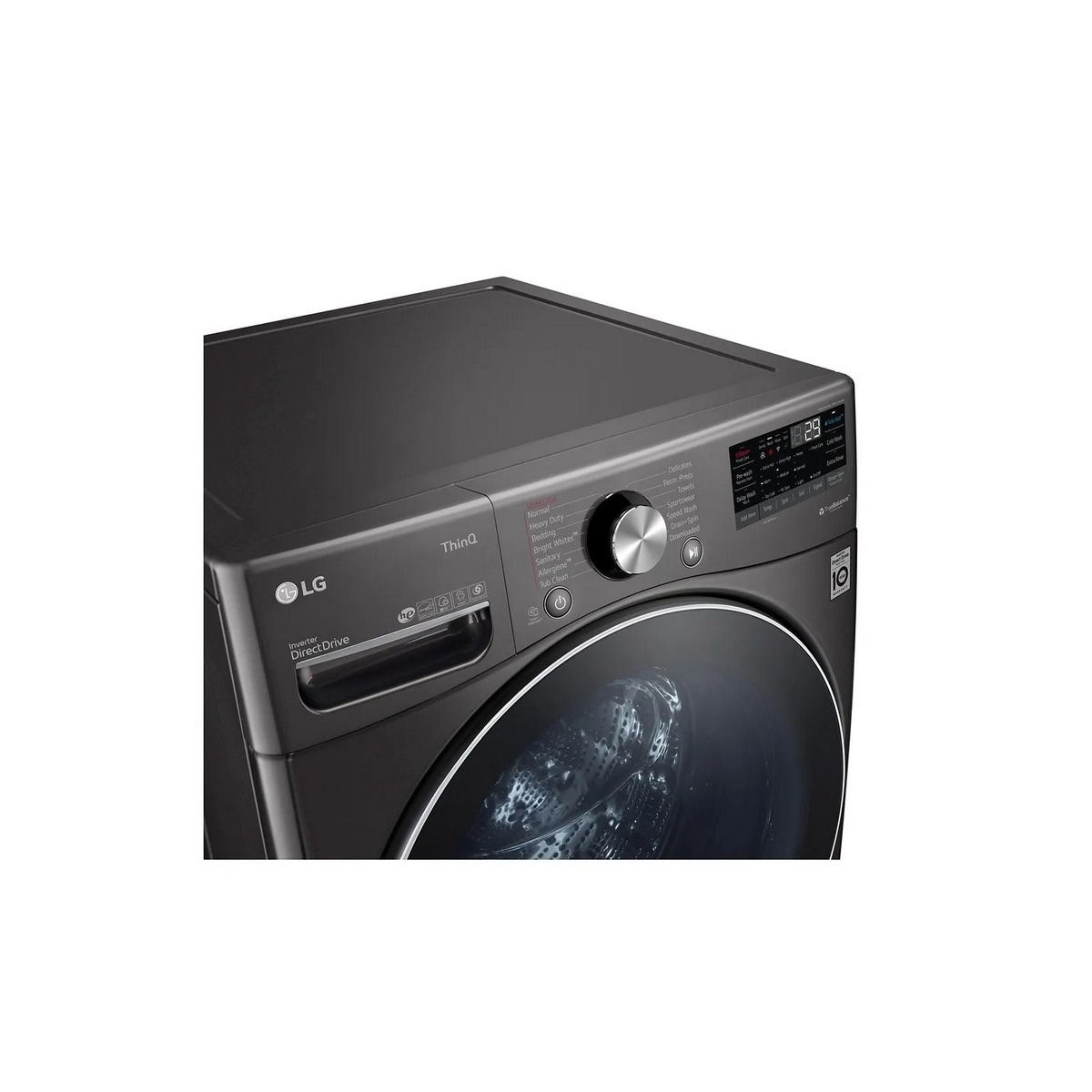 Máquina de Lavar Roupa LG F0P3CYV2E, AI DD™, TurboWash 360? e Vapor Steam™, de 20 Kg e de 1000 rpm - Black Steel 3