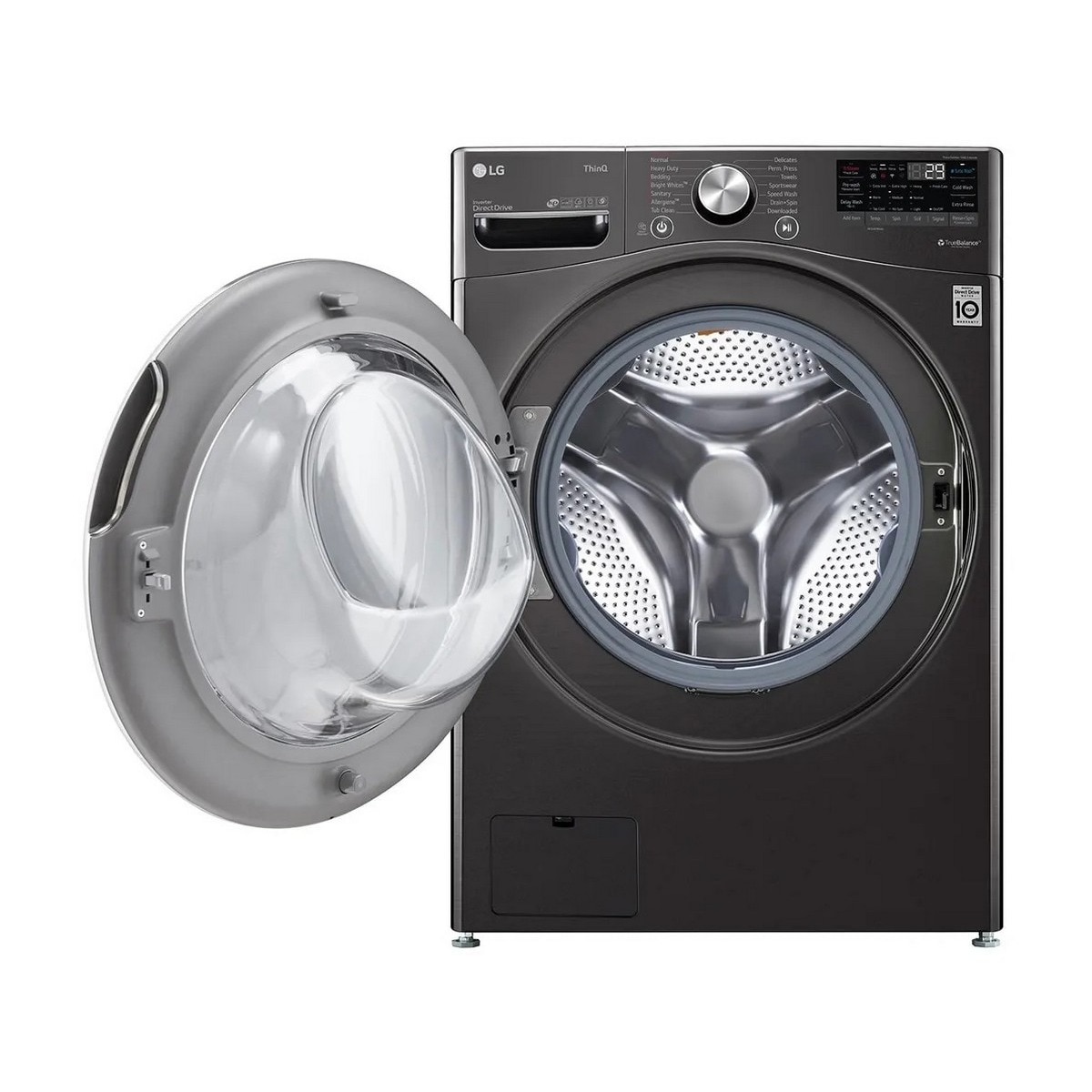 Máquina de Lavar Roupa LG F0P3CYV2E, AI DD™, TurboWash 360? e Vapor Steam™, de 20 Kg e de 1000 rpm - Black Steel 2