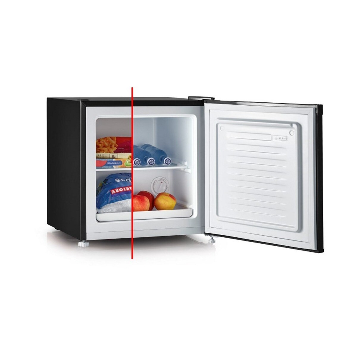 Arca Mini Congeladora Vertical Severin Retro GB8880 e de 49,6 cm - Preto Preto-2