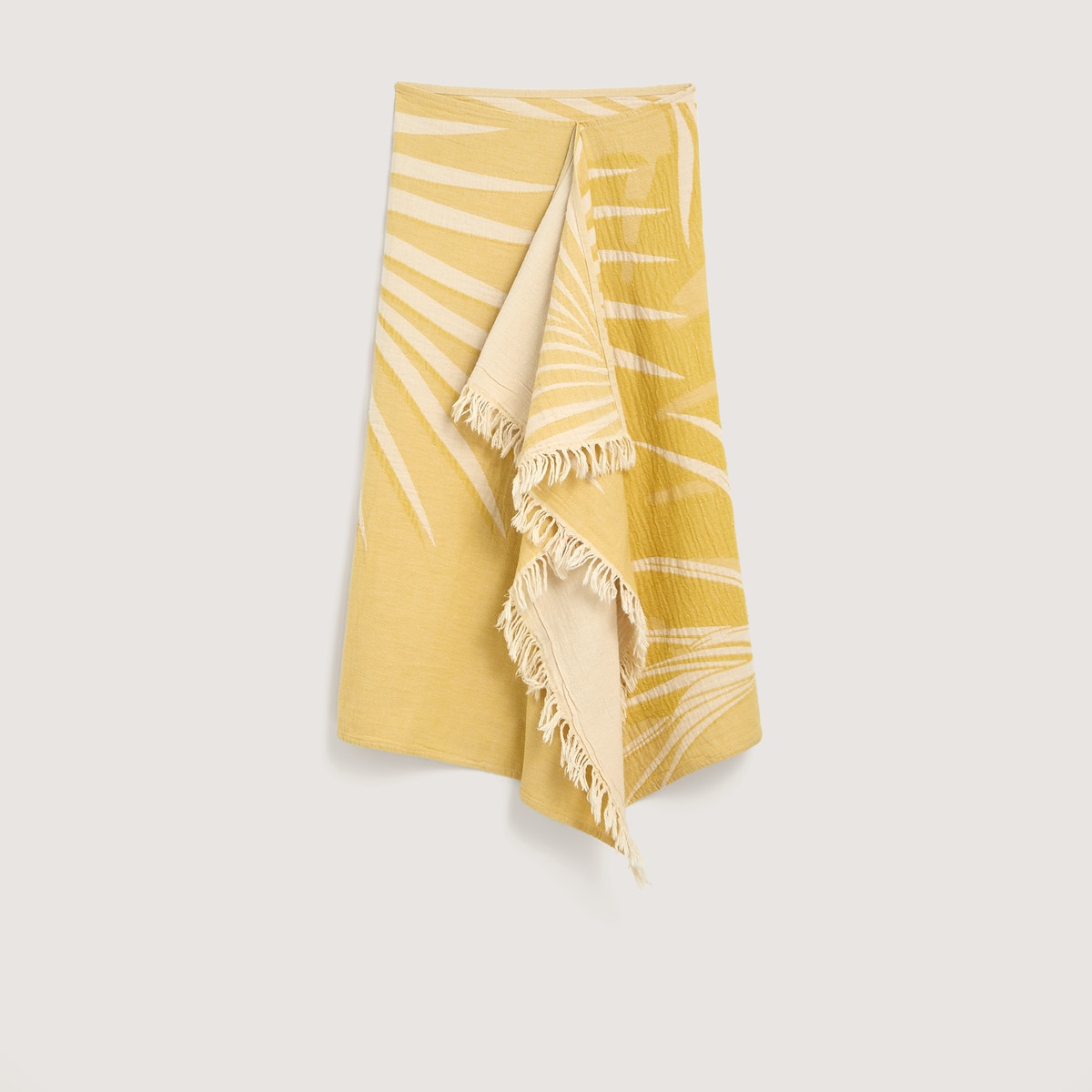 Páreo de Praia Lazy Amarelo-1