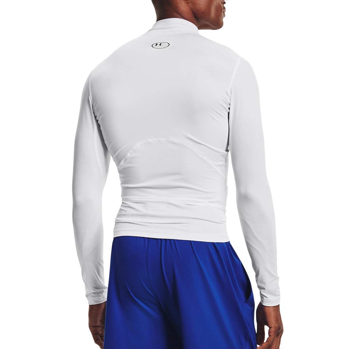 T-shirt HeatGear® Armour Mock Branco-2
