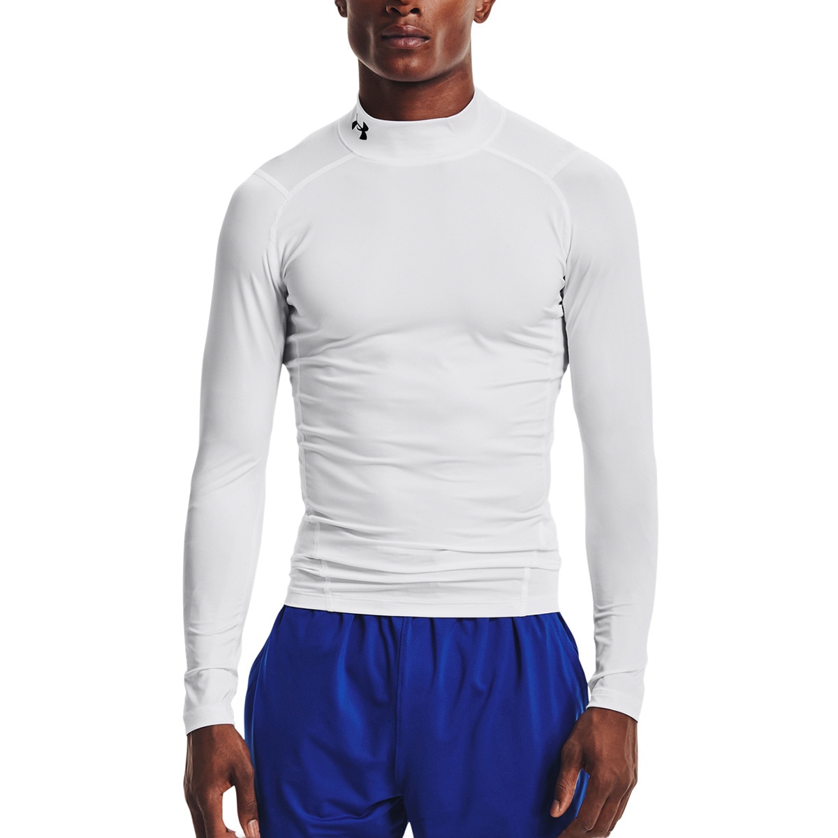 T-shirt HeatGear® Armour Mock Branco-1