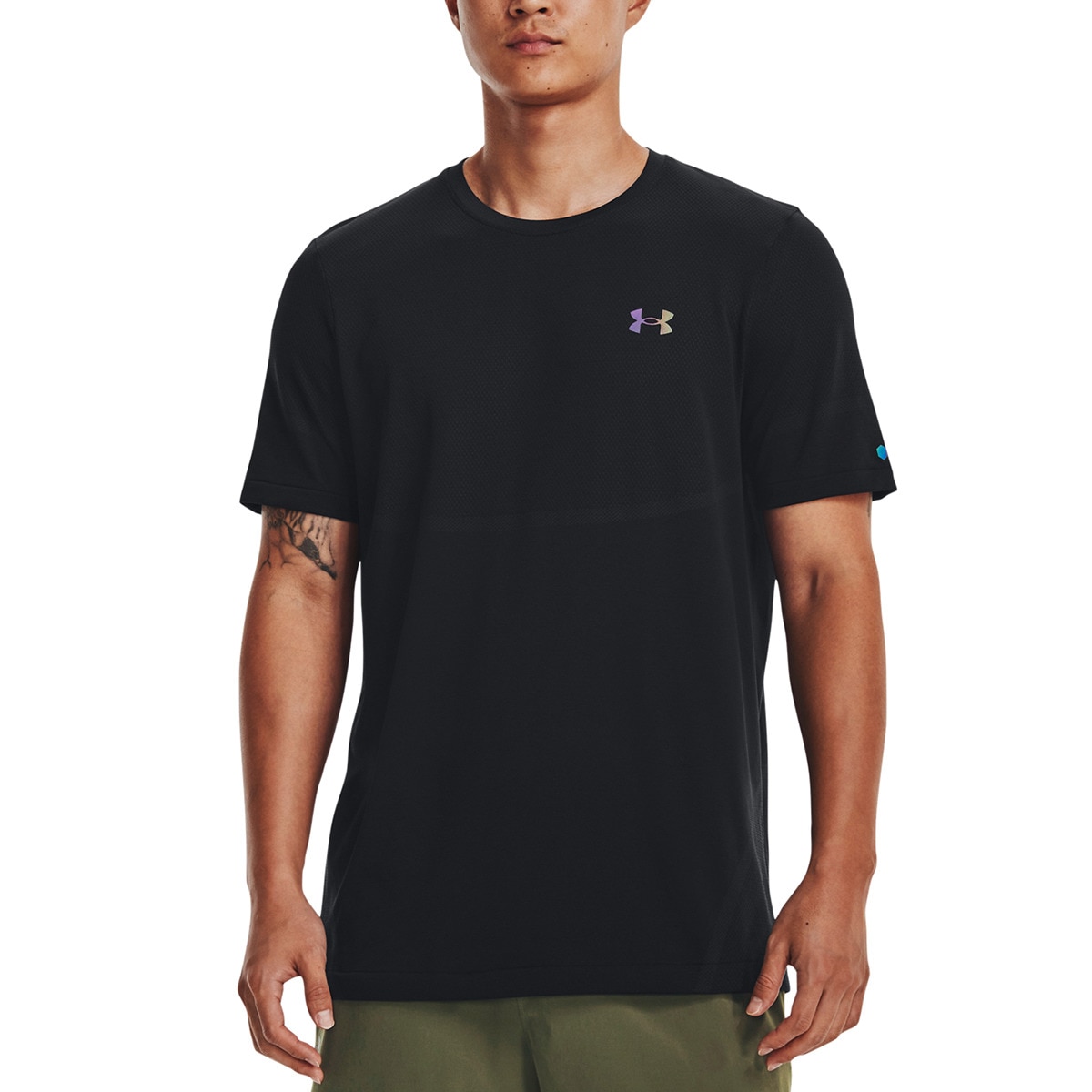 T-shirt de Homem UA Vanish Elite Seamless SS Preto-1