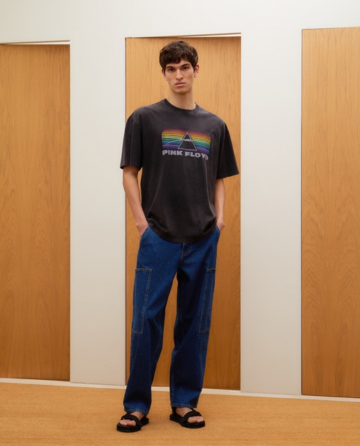 Imagem 0 de T-shirt de Manga Curta Licença da Música dos Pink Floyd
