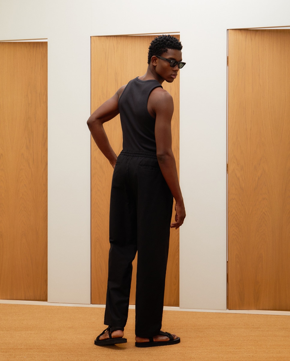 T-shirt Tank Top Preto-3