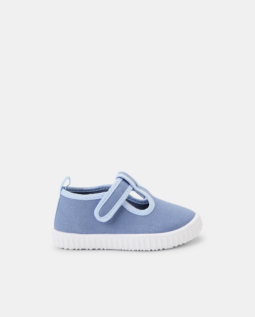Imagem 0 de Sapatos de Presilha de Lona de Bebé