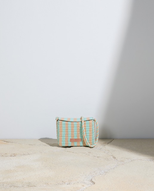 Imagen 0 de Bolso de rafia binocular