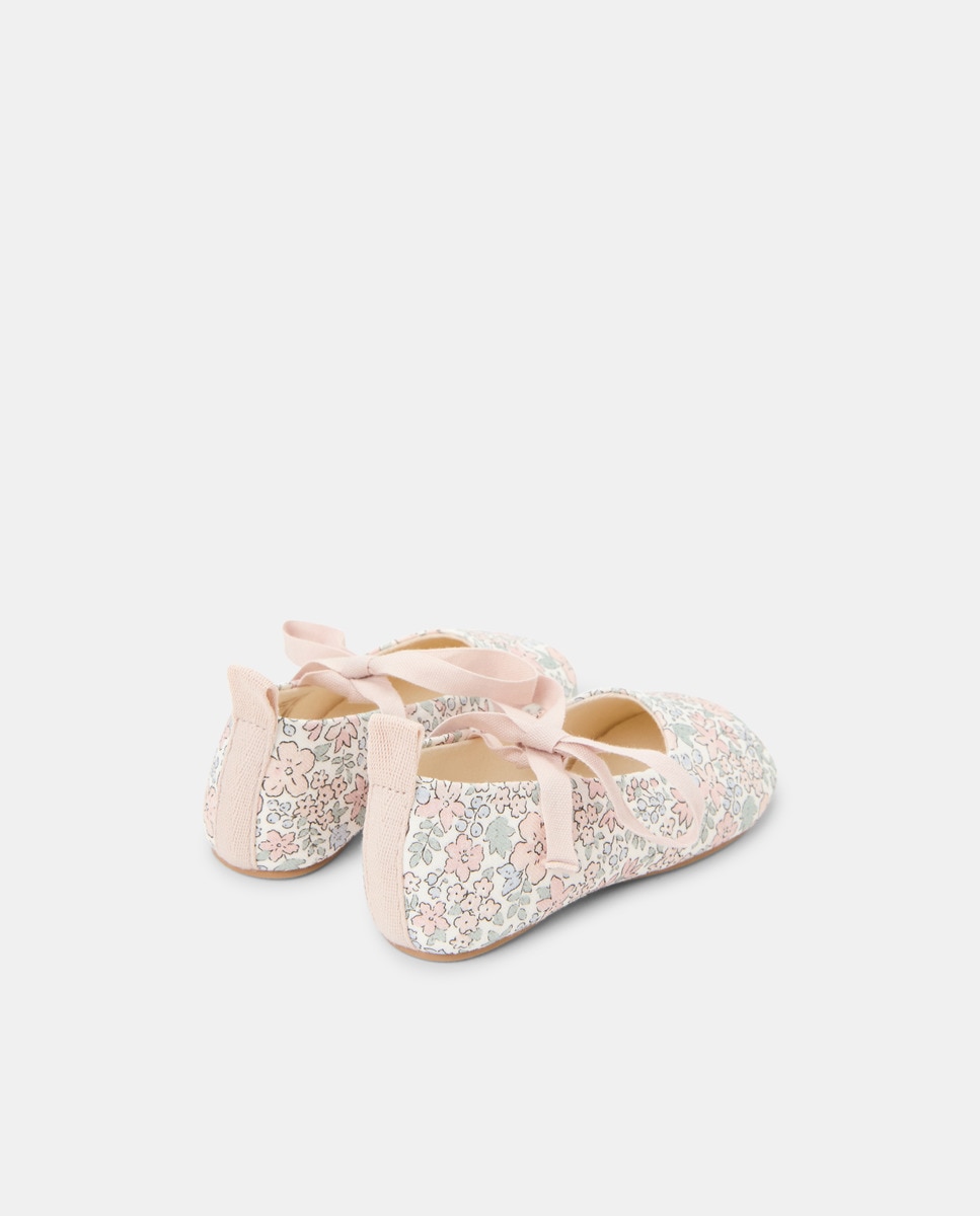 Bailarina bebés estampada Rosa-3