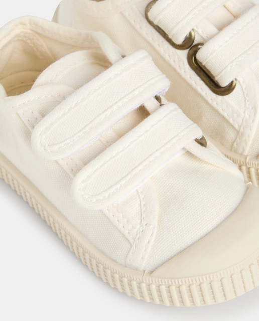 Lona bebés con velcro suela flexible