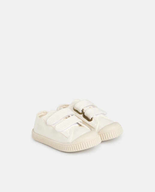 Lona bebés con velcro suela flexible