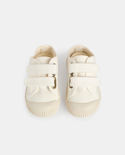 Lona bebés con velcro suela flexible