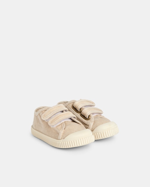 Lona bebés con velcro suela flexible