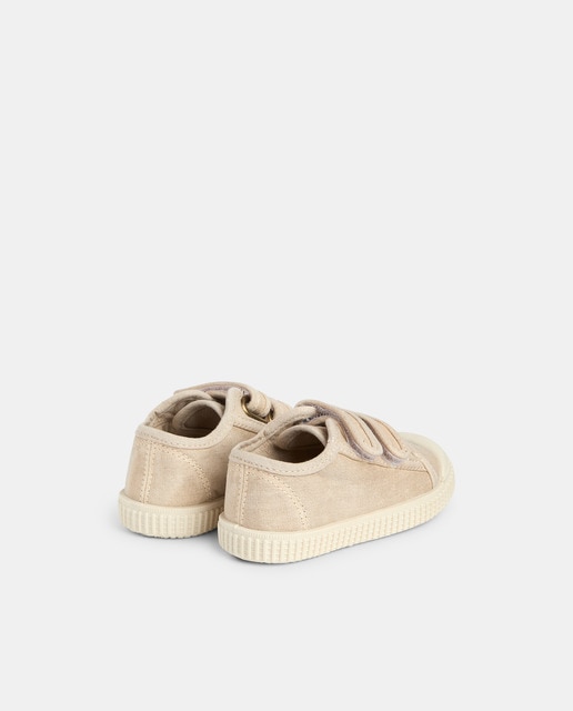 Lona bebés con velcro suela flexible