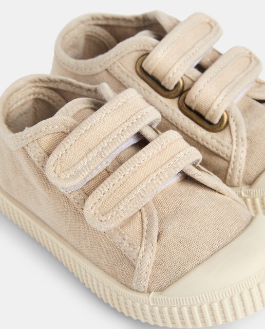 Lona bebés con velcro suela flexible