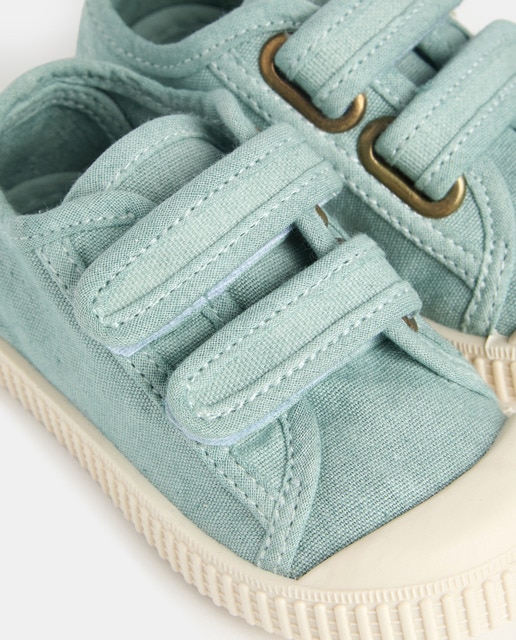 Lona bebés con velcro suela flexible