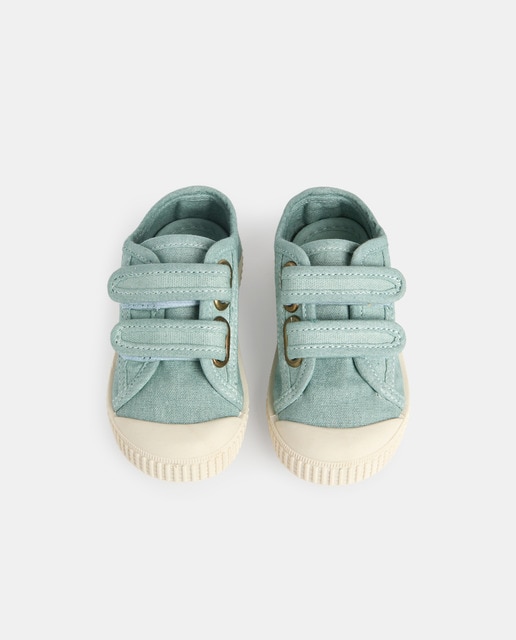 Lona bebés con velcro suela flexible