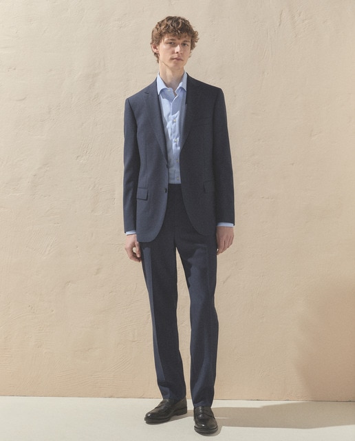 Imagen 0 de Traje ojo de perdiz lavable de hombre