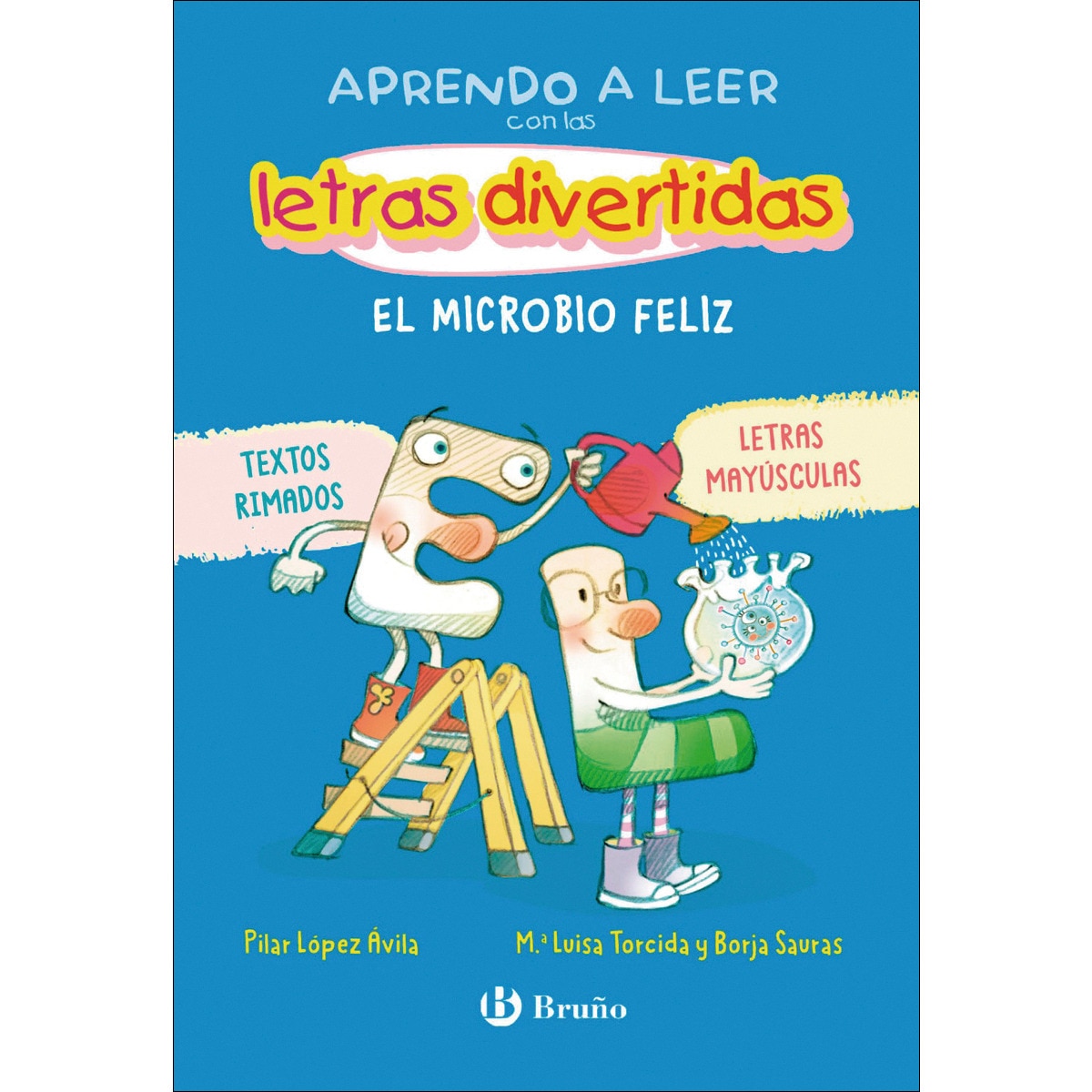 Imagem 0 de Aprendo a leer con las letras divertidas, 7. El microbio feliz: Textos rimados y en MAYÚSCULAS