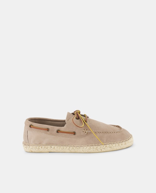 Imagen 0 de Zapato náutico de hombre serraje piel y bordón