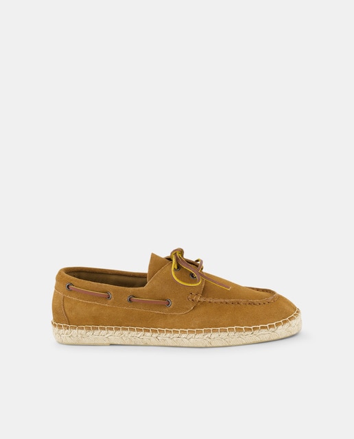 Imagen 0 de Zapato náutico de hombre serraje piel y bordón