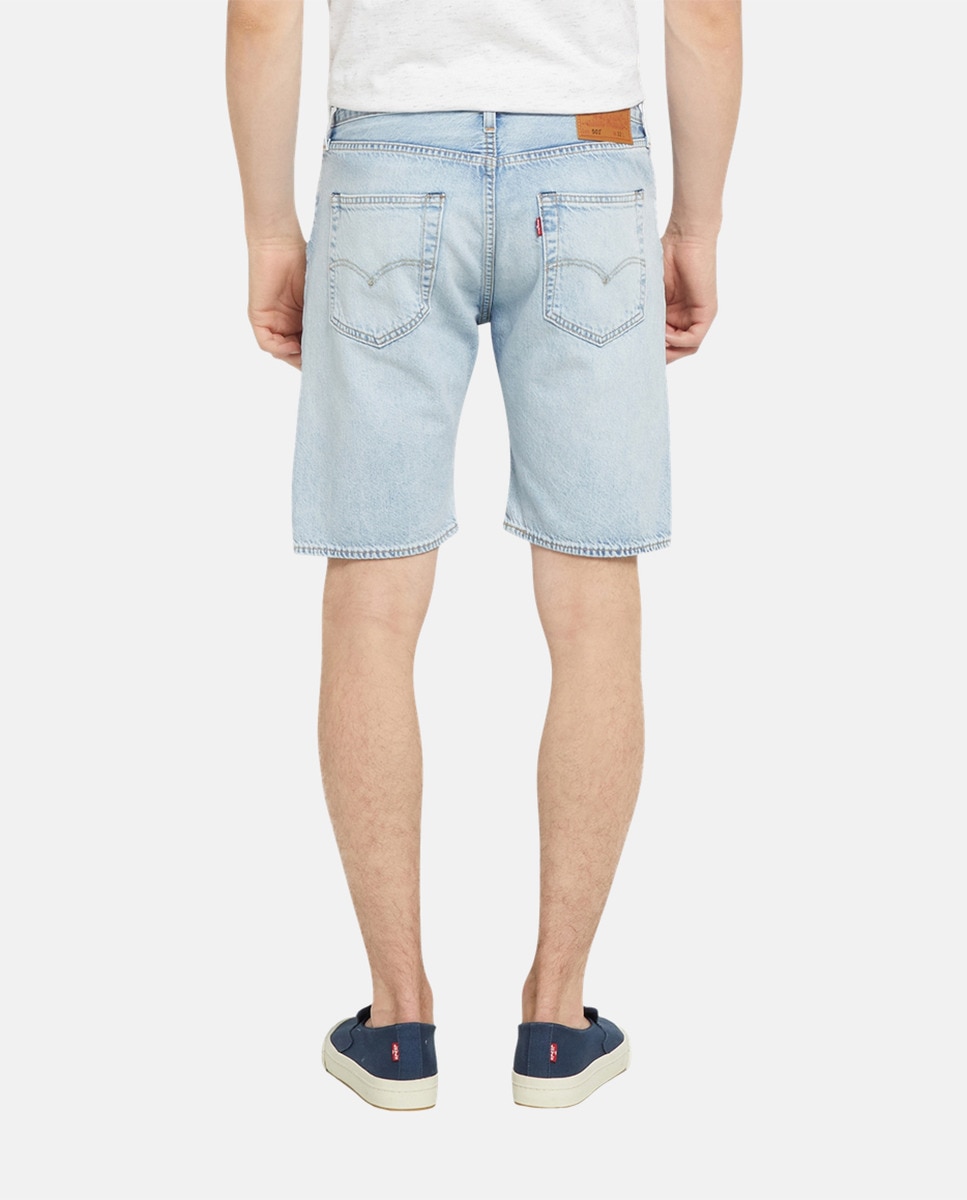 Bermudas de Ganga 501® Original de Algodão Azul-claro-3