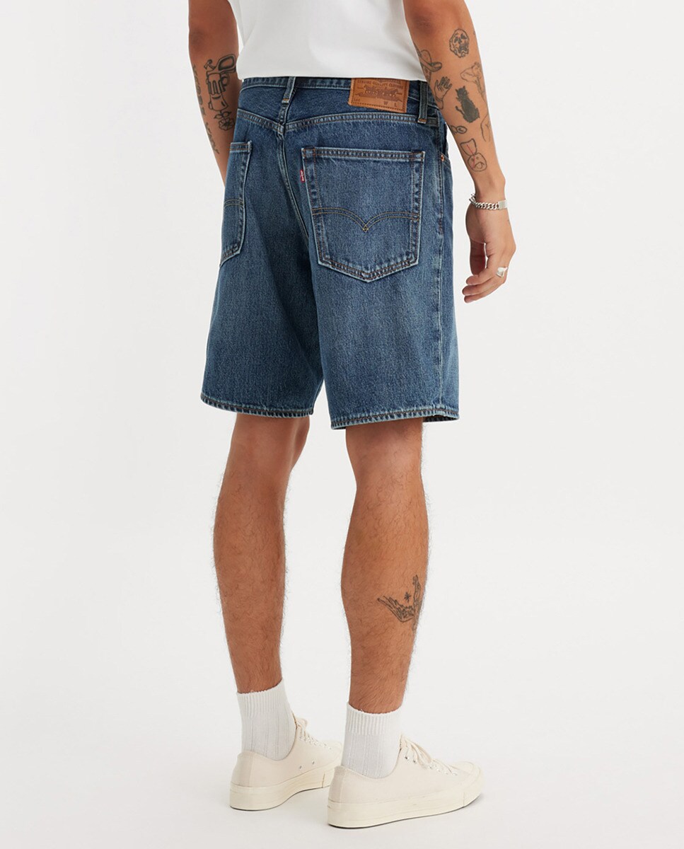Bermudas de Ganga 468 Loose™ de Algodão Azul-marinho-3