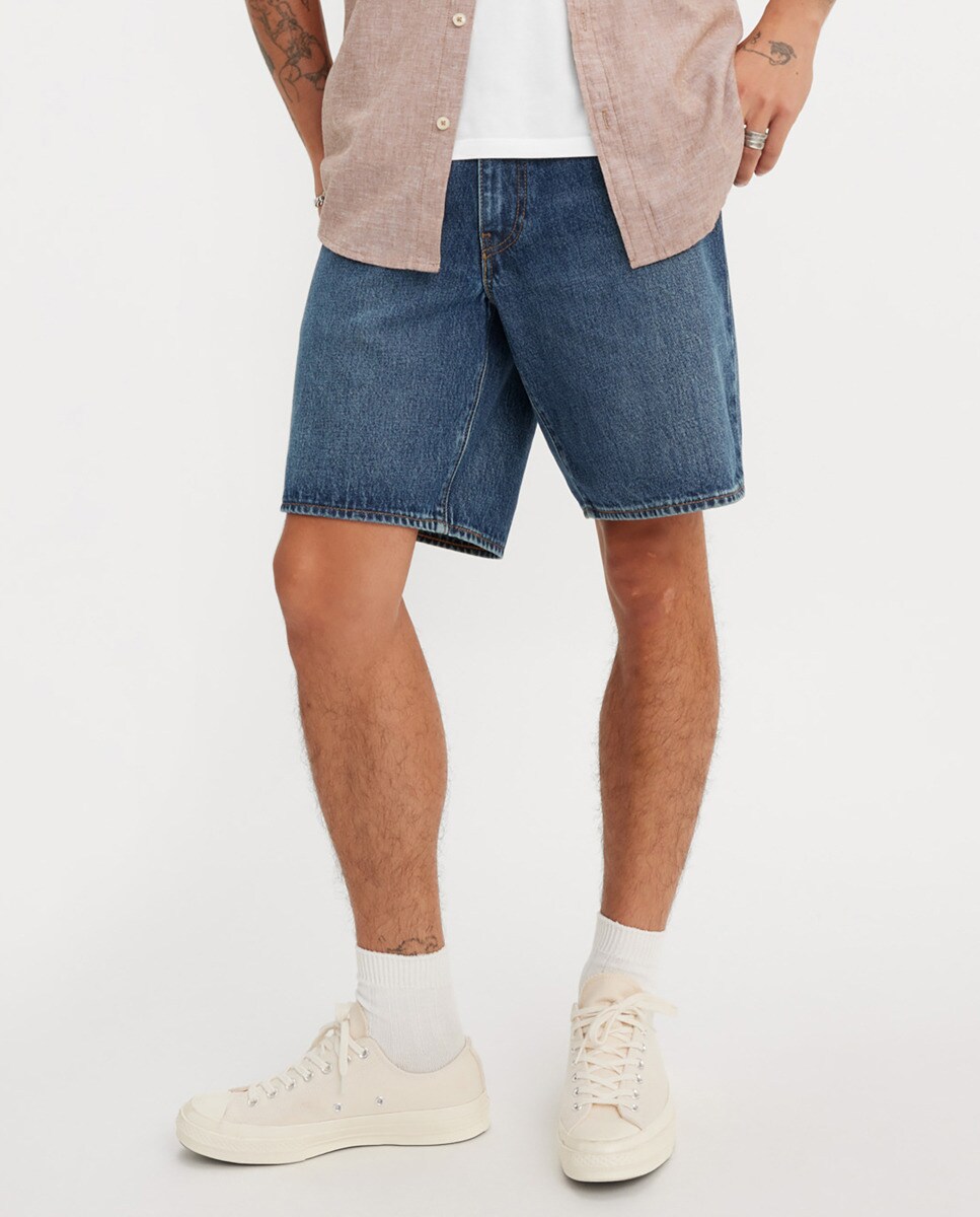 Bermudas de Ganga 468 Loose™ de Algodão Azul-marinho-2