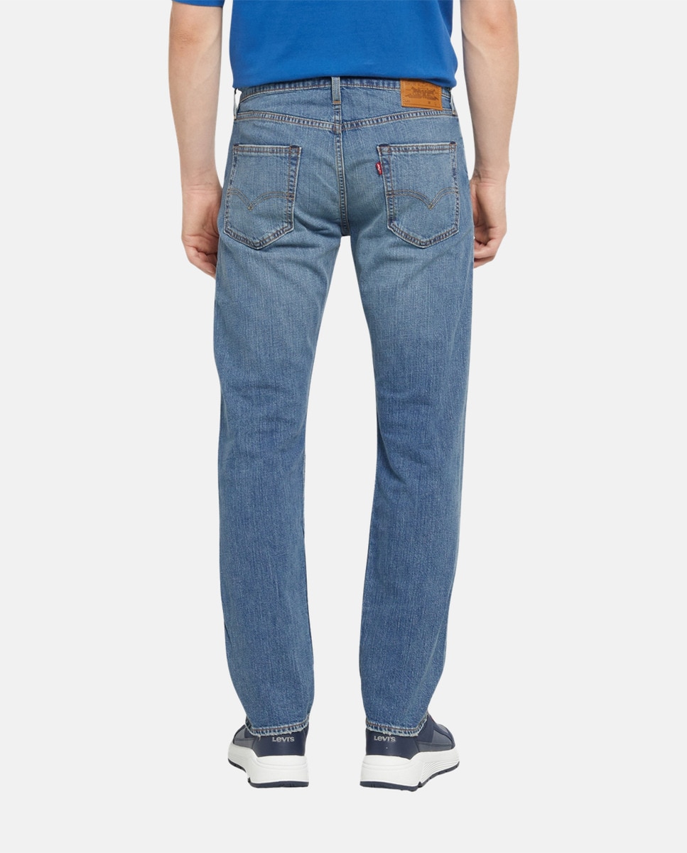 Jeans 502™ Taper com Toque de Linho Azul-3