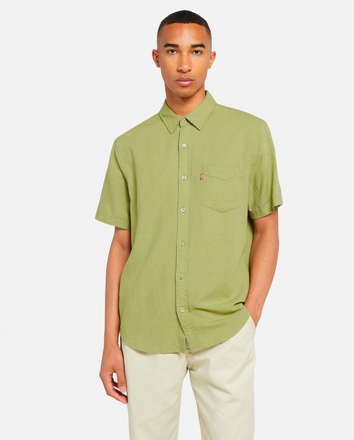 Imagen 0 de Camisa lisa de hombre regular