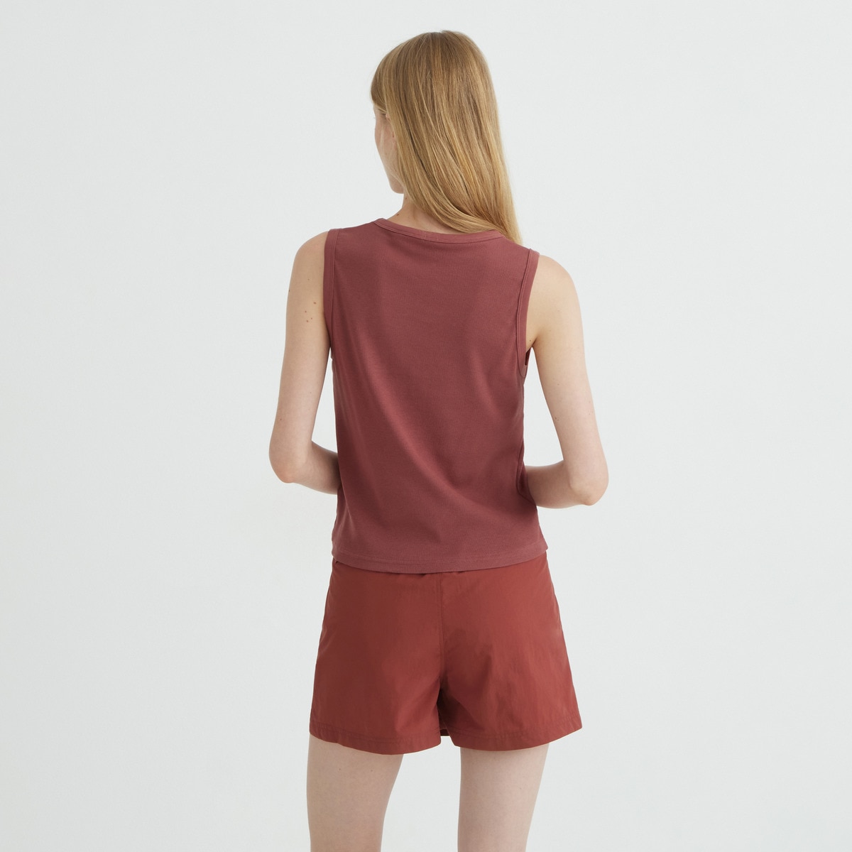 Camiseta ajustada mujer Marrón-3