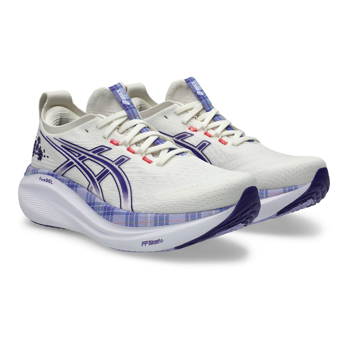 Sapatilhas de Running de Mulher Gel-Nimbus 27 Branco / Lilás-2
