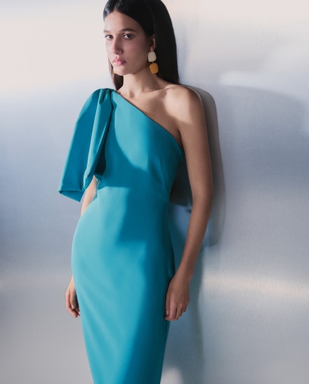 Vestidos Corte Tintoretto Ropa Fiesta Vestido Largo Asemétrico