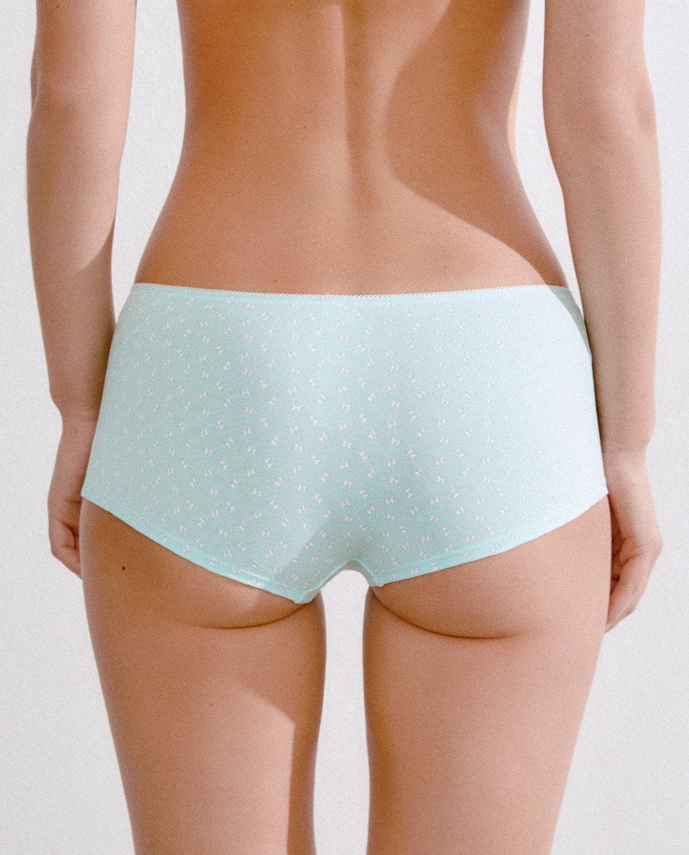 Pack de 3 Tangas com Estampado da Minnie 400 Azul-2