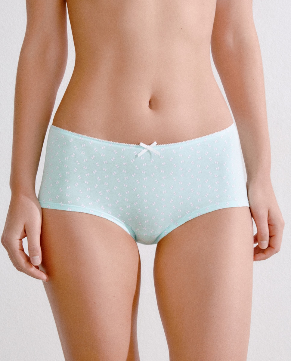 Pack de 3 Tangas com Estampado da Minnie 400 Azul-1