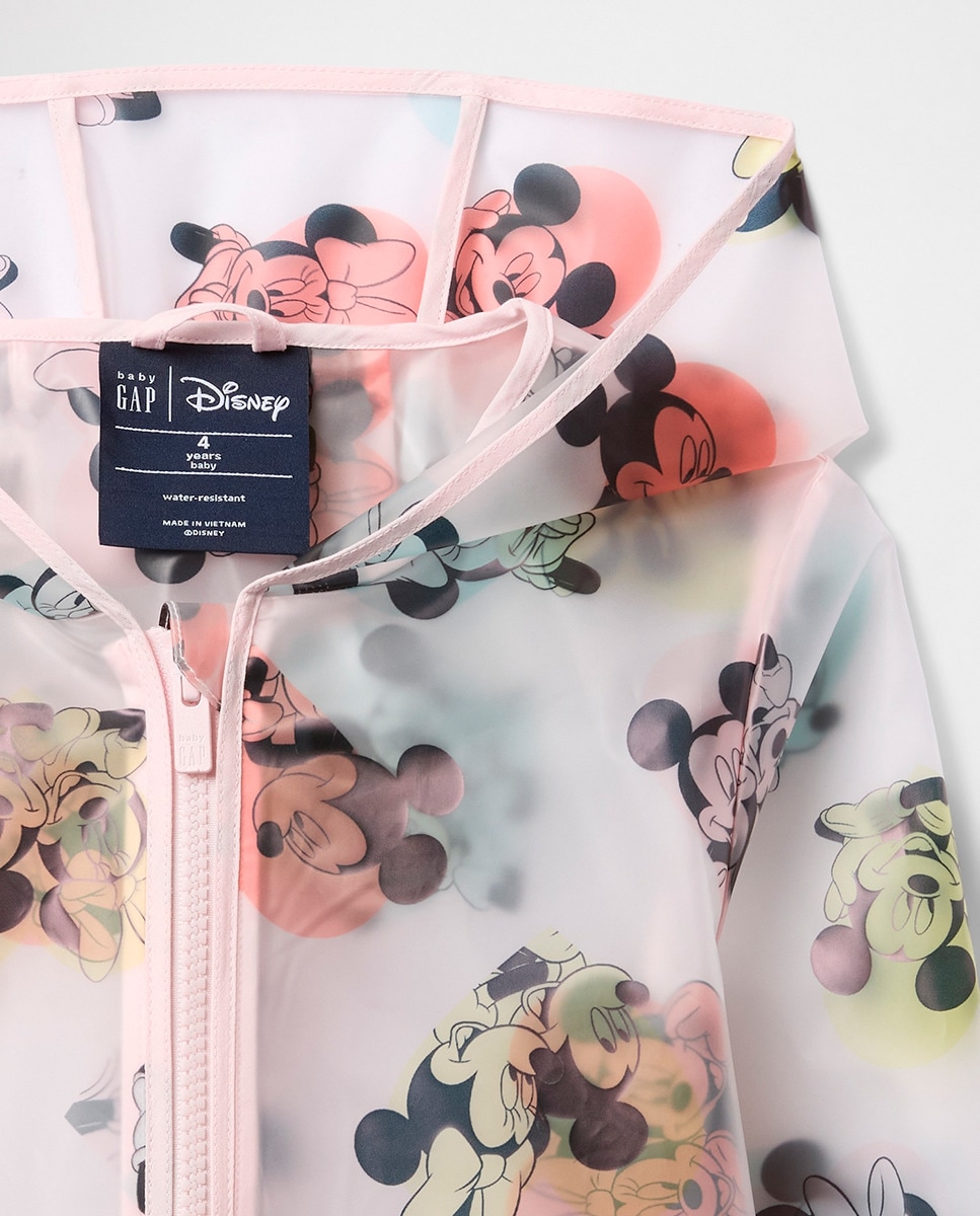 Impermeável de Manga Comprida com Capuz e Fecho de Correr Multicolor-6