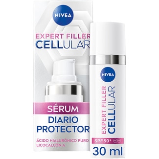 Expert Filler Cellular sérum facial protector diario SPF-50+ dosificador 30 ml - Nivea